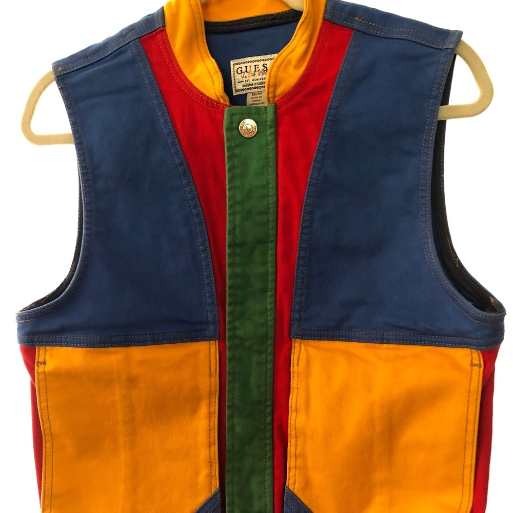 Guess Designer Denim Vest